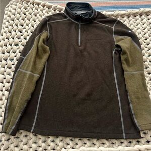 Men's Large KUHL quarter zip sweater